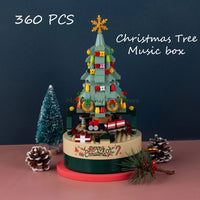 Merry Christmas Tree Building Block Music Box