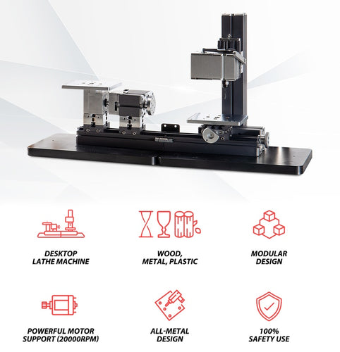 Pre-Order: Desktop Drilling, Sawing & Grinding Lathe Machine