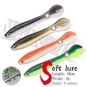 5Pcs Soft-Bionic-Fishing-Lure, bass-Lures, Trout-Lures, top-Water