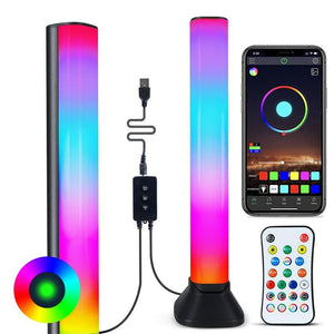 Smart LED Light Bars with APP Control, Gaming Lights with Music Sync