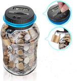 Digital Coin Bank Savings Jar Large Capacity Money Saving Box with LCD Display