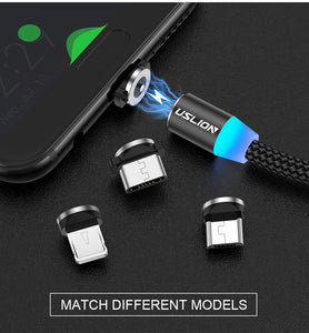 Magnetic Fast Charging USB Cable Type-C iPhone Micro USB