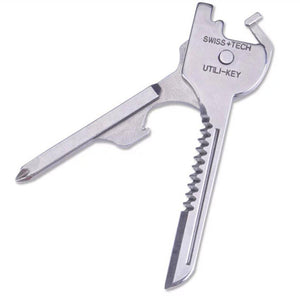 6 in 1 outdoor multifunctional tool key ring