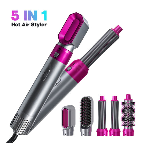 The New Multi-function 5 in 1 Multi-head Hot Air Comb