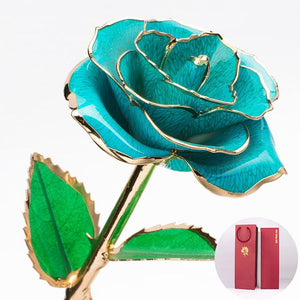 24k Gold Dipped Rose Flower Artificial Flowers Eternal Rose