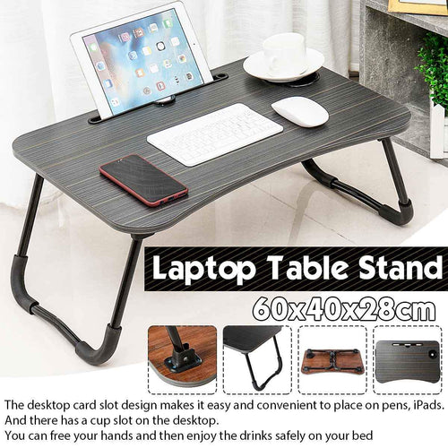 In-bed Foldable Laptop Desk with Drawer