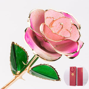 24k Gold Dipped Rose Flower Artificial Flowers Eternal Rose