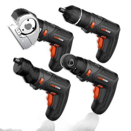 USB Rechargeable Cordless Screwdriver Electric Drill Set
