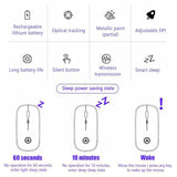 Wireless Rechargeable Mouse LED Backlit Gaming Office Accessories