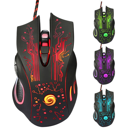 LED Light Optical Gaming Mouse
