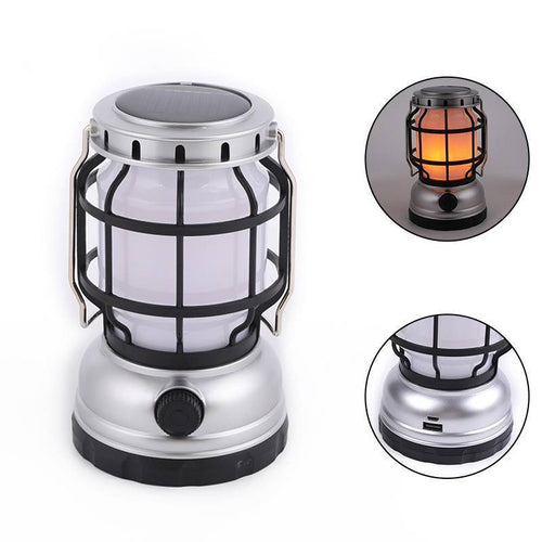 New Lantern LED Camping Light USB Rechargeable Outdoor Camping Lantern Household Emergency Lantern Tent Light