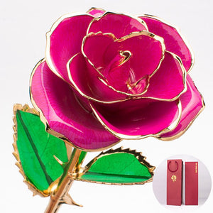 24k Gold Dipped Rose Flower Artificial Flowers Eternal Rose