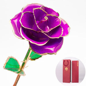 24k Gold Dipped Rose Flower Artificial Flowers Eternal Rose