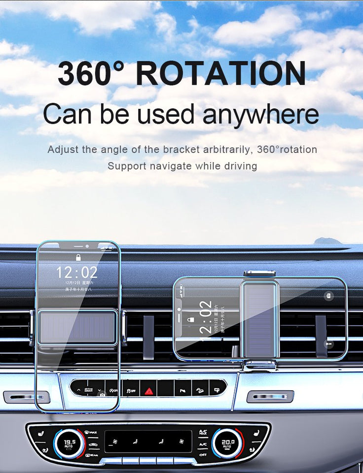 Solar Car Phone Holder