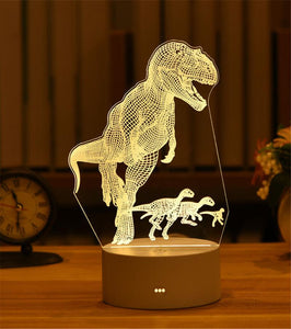 3D Lamp Acrylic USB LED Night Lights Neon Sign Lamp