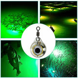 Ｍini Fishing Lure Trap Light LED Deep Drop Underwater Eye Shape Fishing Squid Bait Luminous Lure Lamp for Attracting Fish