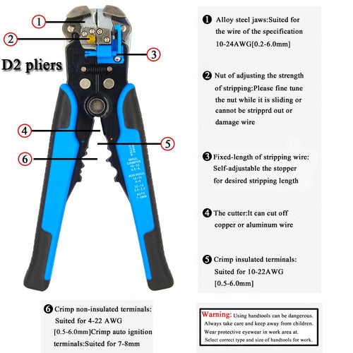 Stripping Multifunctional Pliers High-precision Automatic Brand Hand Tool