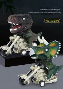 Boy dinosaur toy car Simulation Tyrannosaurus Triceratops model