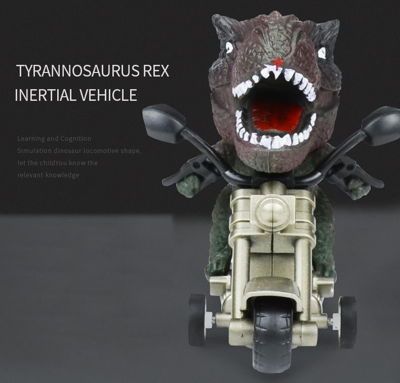 Boy dinosaur toy car Simulation Tyrannosaurus Triceratops model