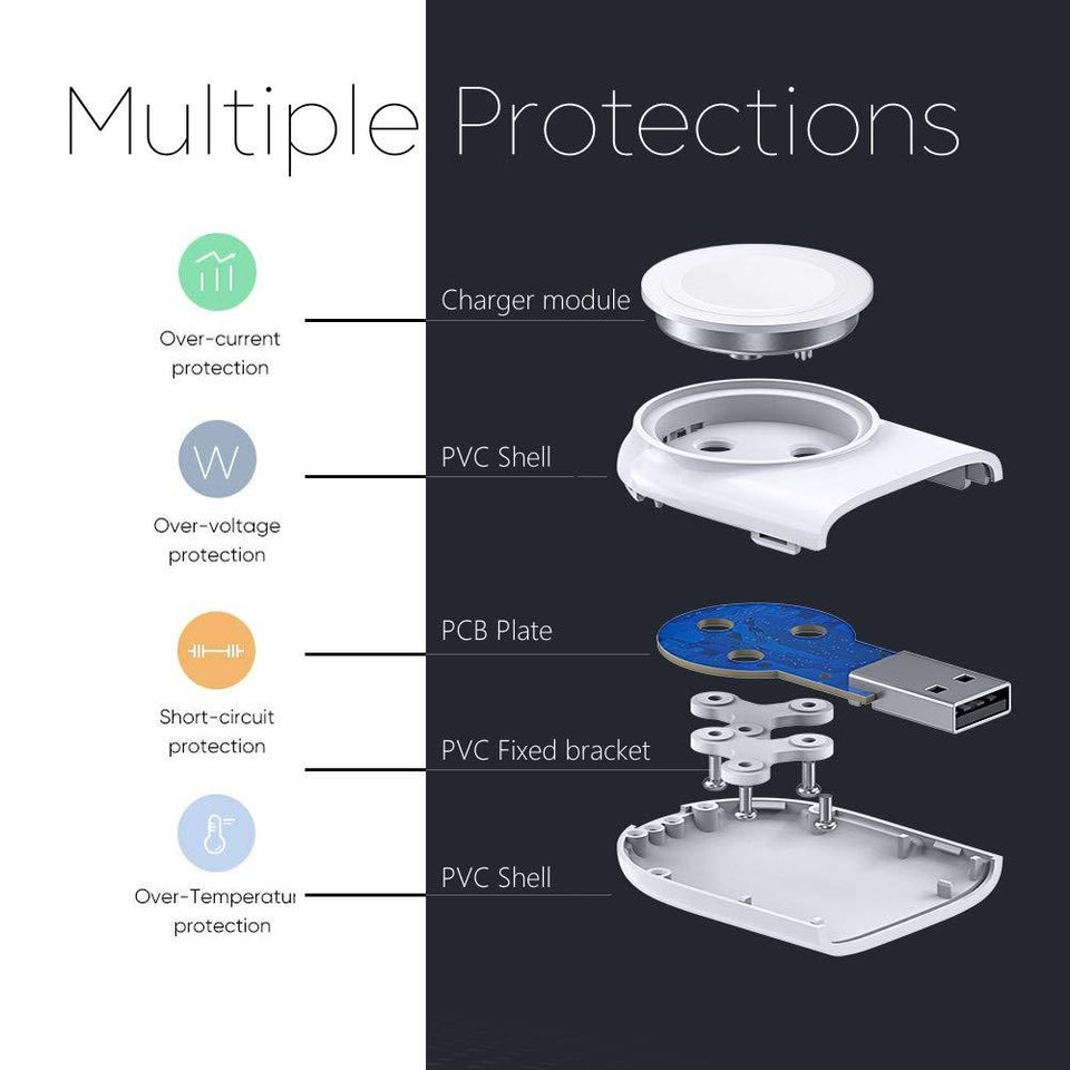 QI Wireless USB Charger for Apple Watch