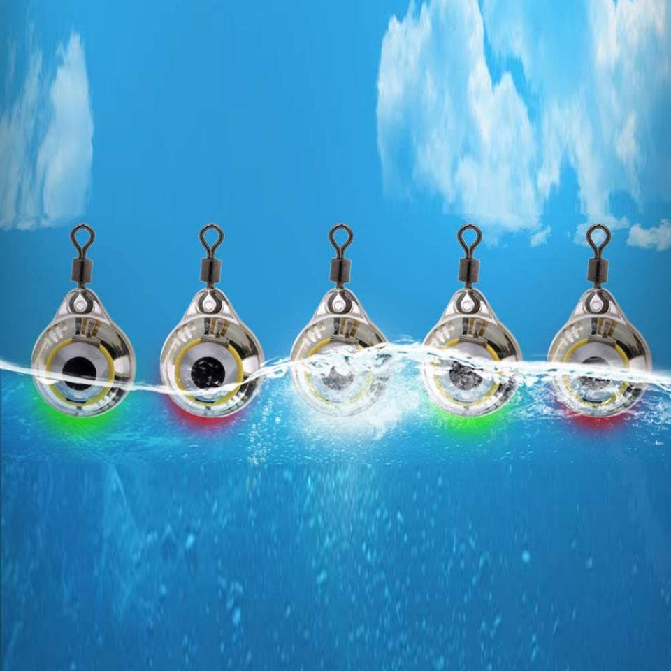 Ｍini Fishing Lure Trap Light LED Deep Drop Underwater Eye Shape