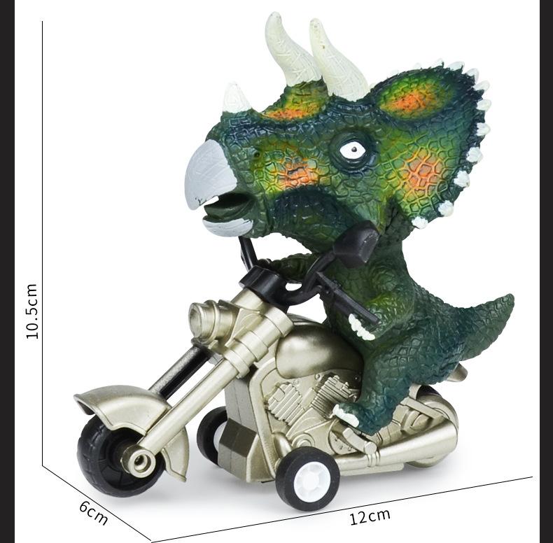 Boy dinosaur toy car Simulation Tyrannosaurus Triceratops model