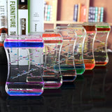Crystal Oil Drop Acrylic Decoration Hourglass