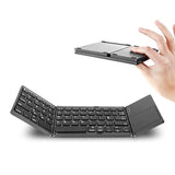 Bluetooth Wireless Folding Keyboard with Touch Pad