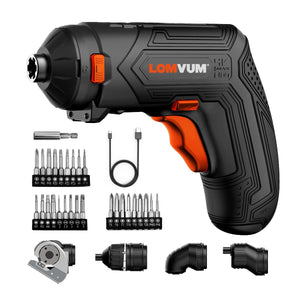 USB Rechargeable Cordless Screwdriver Electric Drill Set