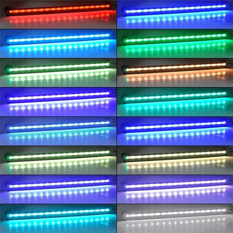 LED Air Bubble Light Aquarium Lamp Underwater Submersible Fish Tank Light Color Changing  Making Oxygen for Fish Tank