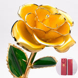 24k Gold Dipped Rose Flower Artificial Flowers Eternal Rose