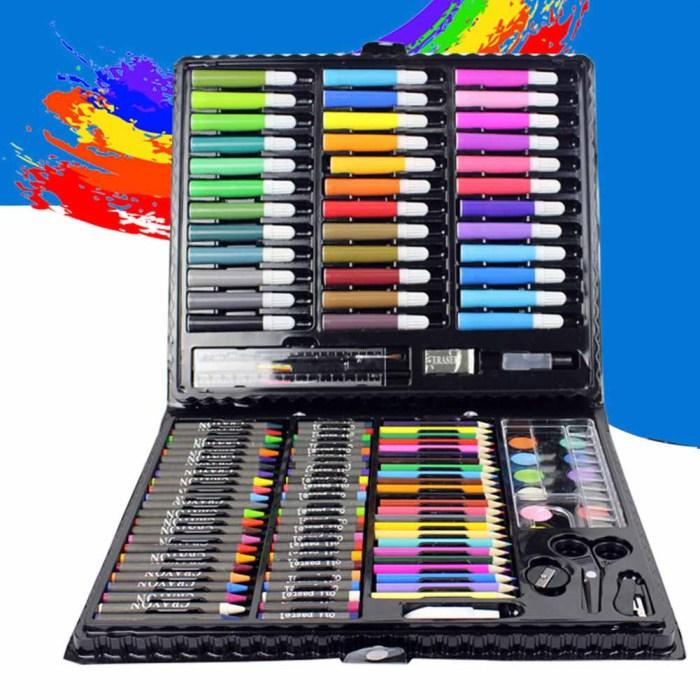 150 Pcs/Set Drawing Tool Kit Art Supplies Stationery – NovoDealShop