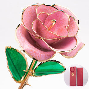 24k Gold Dipped Rose Flower Artificial Flowers Eternal Rose