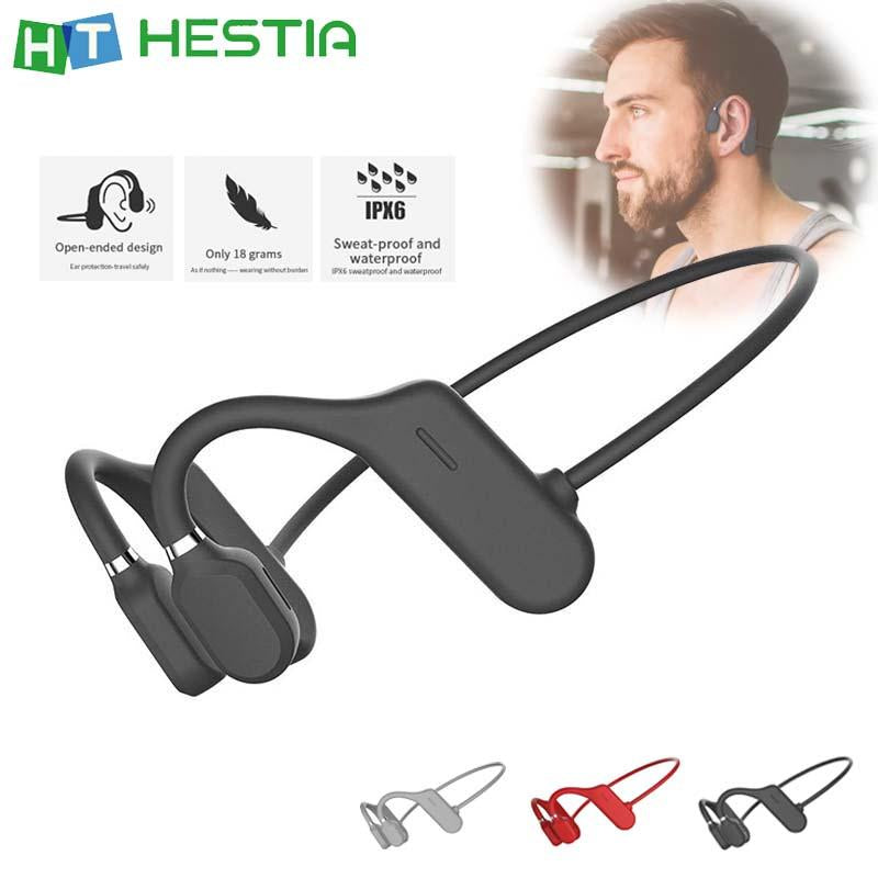 Bone Conduction Headphones Bluetooth Wireless Waterproof Comfortable Open Ear