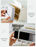 TV Shape Tissue Box with Phone Holder
