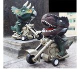 Boy dinosaur toy car Simulation Tyrannosaurus Triceratops model