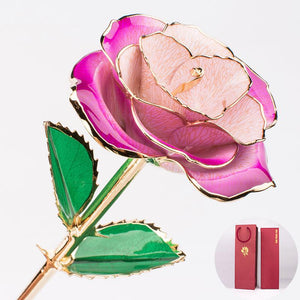 24k Gold Dipped Rose Flower Artificial Flowers Eternal Rose