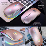 Wireless Rechargeable Mouse LED Backlit Gaming Office Accessories