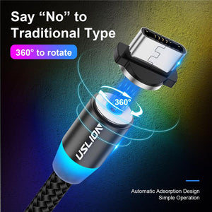 Magnetic USB Cable Fast Charging Data Charge Micro USB Cable Cord Wire