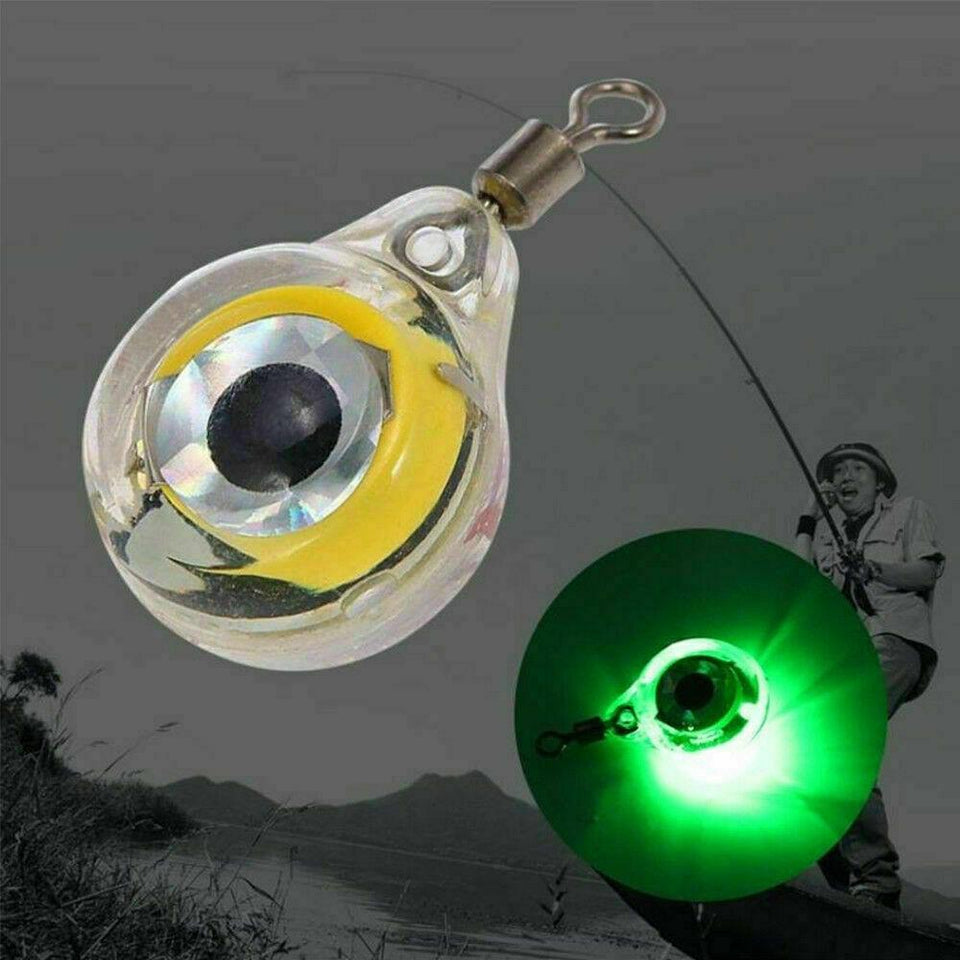 Flash Lamp 6 Cm/2.4 Inch Led Deep Drop Underwater Eye Shape Fishing Sq –  Bargain Bait Box
