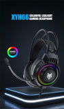 Gaming Wired Headset With Microphone LED Light