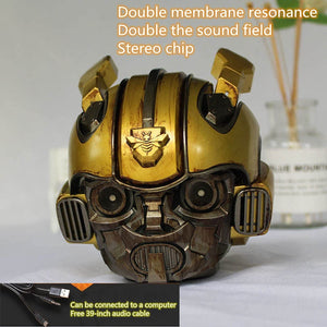 Transformers Bumblebee Bluetooth Speakers，Mini Creative Portable with Light Up LED Wireless Stereo Pairing