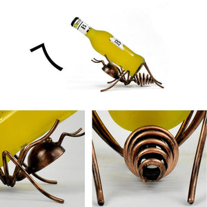 Ant Wine Racks Iron Non-Slip Wine Bottle Display
