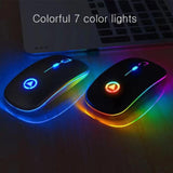 Wireless Rechargeable Mouse LED Backlit Gaming Office Accessories