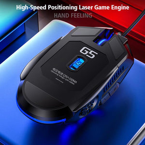 Mechanical Gaming Mouse 6D 3200DPI Luminous Adjustable