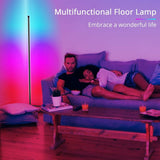 Modern LED Floor Lamp Indoor Atmospheric Decor Bluetooth/Remote Control