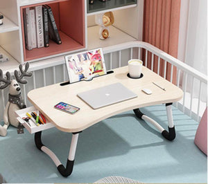 In-bed Foldable Laptop Desk with Drawer